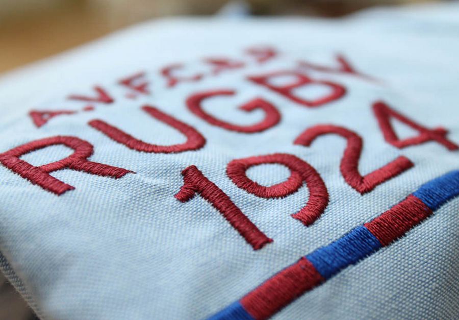 Broderie rugby